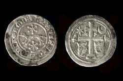 Slavonia, Silver Denar, 1235-1270, Stunning! SOLD!
